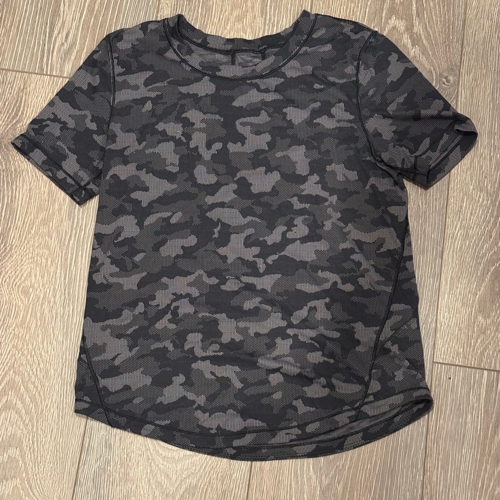 Lululemon Camo Workout Top